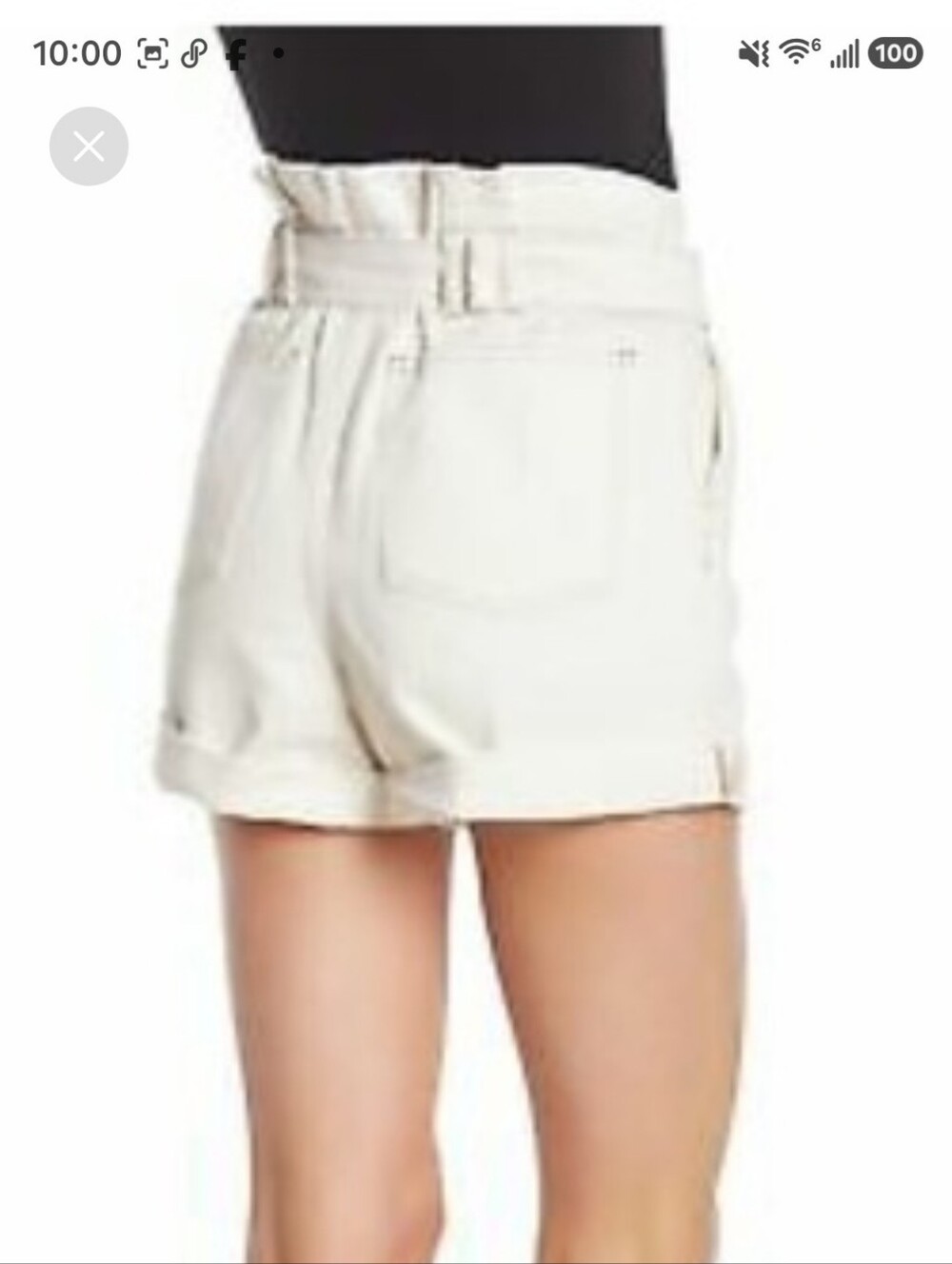 🌸CINDY UTILITY DENIM SHORTS, BY,"FREE PEOPLE"🌸 - Picture 16 of 16